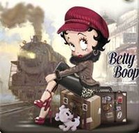 Betty Boop Coleção Train