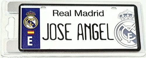 REAL MADRID MATRICULA JOSE ANGEL