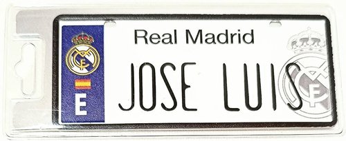 REAL MADRID MATRICULA JOSE LUIS
