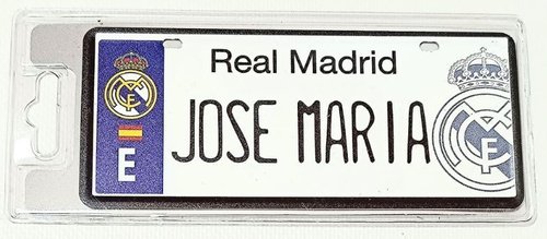 REAL MADRID MATRICULA JOSE MARIA