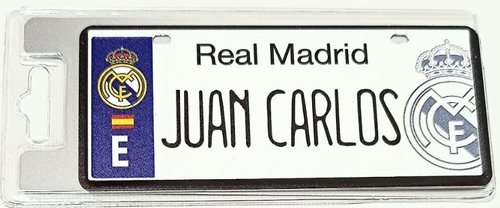 REAL MADRID MATRICULA JUAN CARLOS