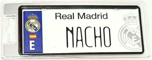 REAL MADRID MATRICULA NACHO