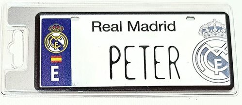 REAL MADRID MATRICULA PETER