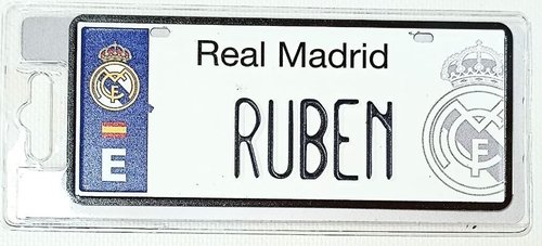 REAL MADRID MATRICULA RUBEN