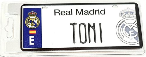 REAL MADRID MATRICULA TONI