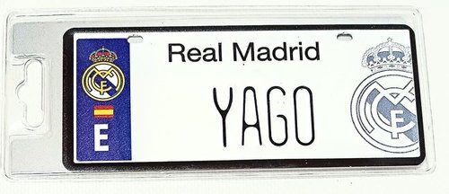 REAL MADRID MATRICULA YAGO