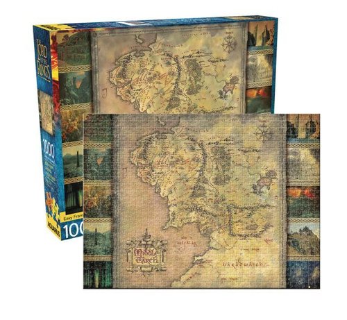 THE LORD OF THE RINGS PUZZLE MAPA TIERRA MEDIA 1000 PIEZAS