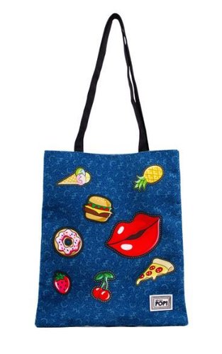 OH MY POP BOLSA COMPRA SHOPPING PATCHES